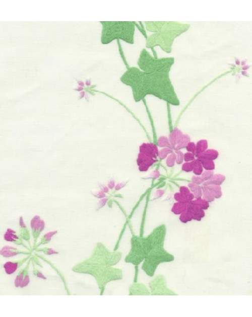"Geranium" table runner pattern