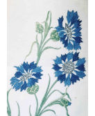 Nappe à thé à broder "Fleurs des champs"