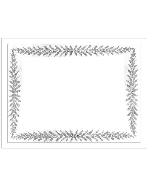 "Fougère Directoire" placemat pattern