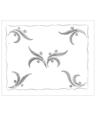 "Petites fougères" placemat pattern