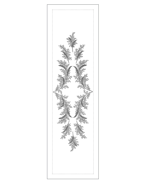 Chemin de table "Mimosa"