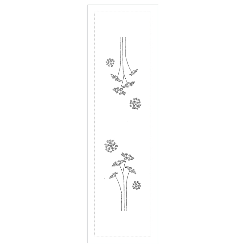 "Ombelles" table runner pattern