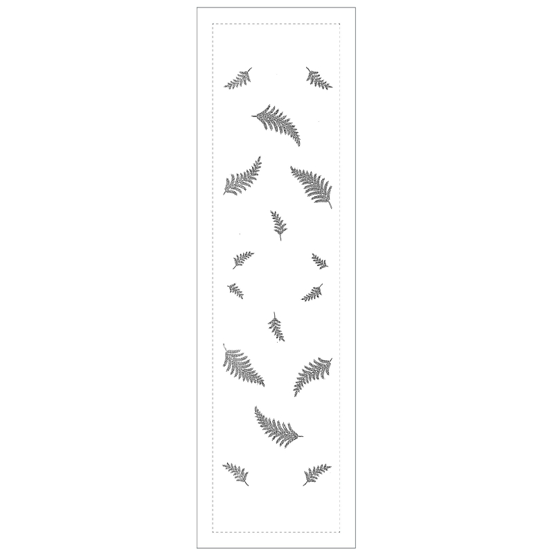"Fougère" table runner pattern