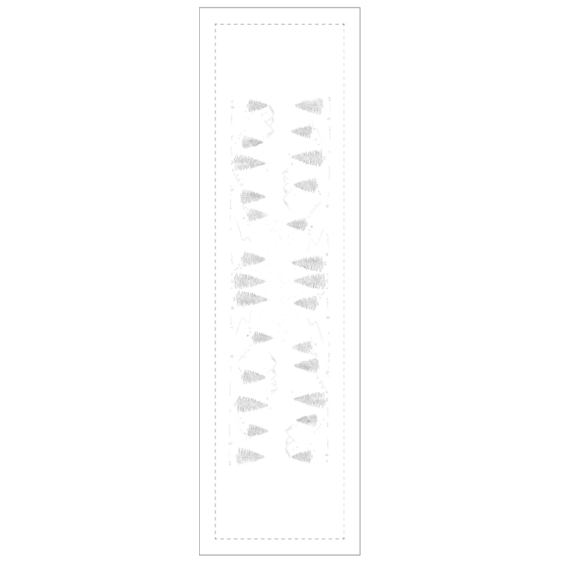 "Argentière" table runner pattern