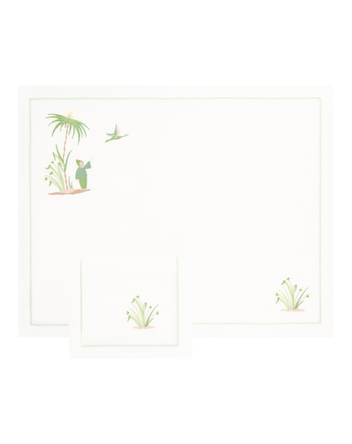 "Si Kiang"  placemat and napkin