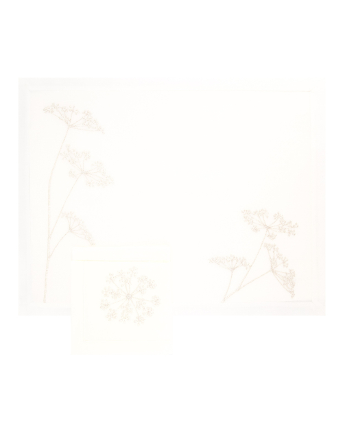 Set de table et serviette "Ombelles"