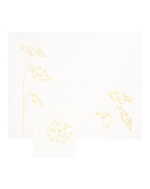 Set de table et serviette "Ombelles"
