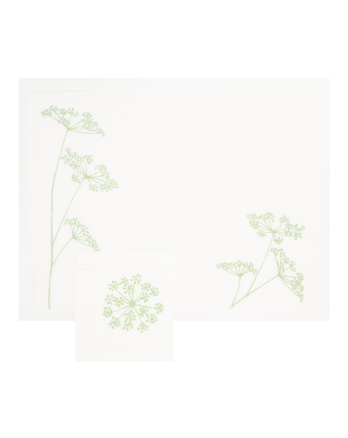 Set de table et serviette "Ombelles"
