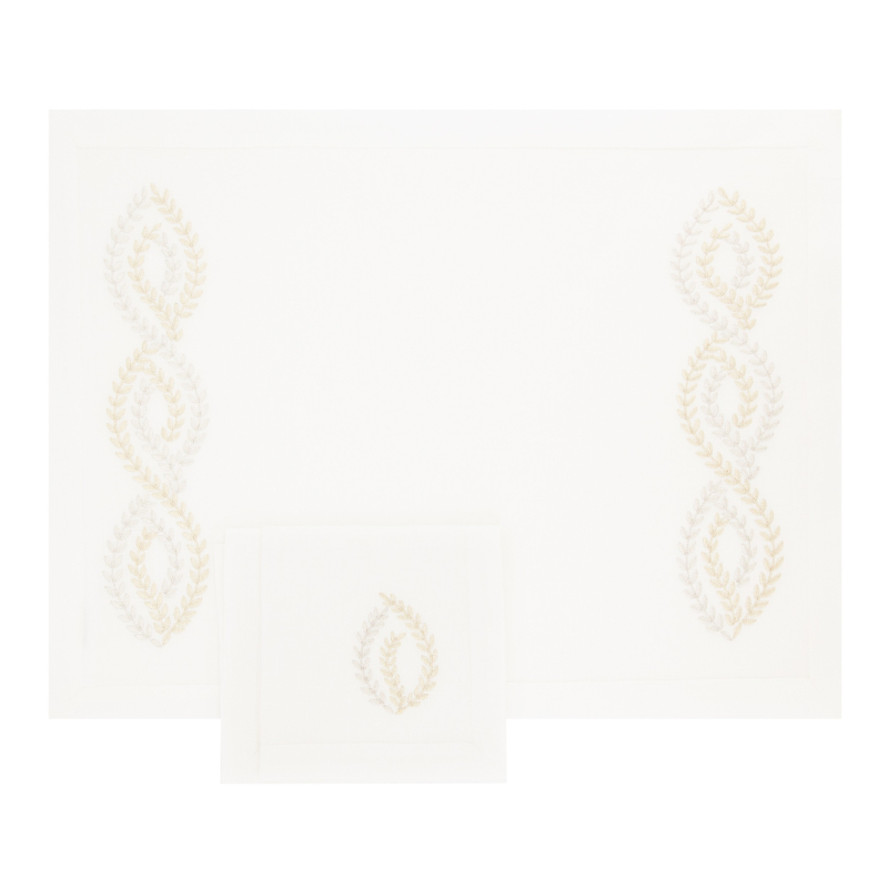 Set  de table et serviette "Allée du roi"