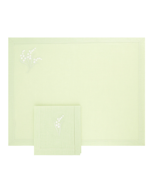 "Muguet" placemat and napkin