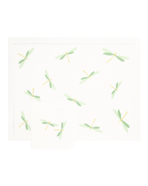 Set de table et serviette "Libellules"