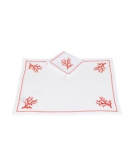 Set de table et serviette "Coraux"