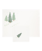 Set de table et serviette "Argentière" -  brodés main