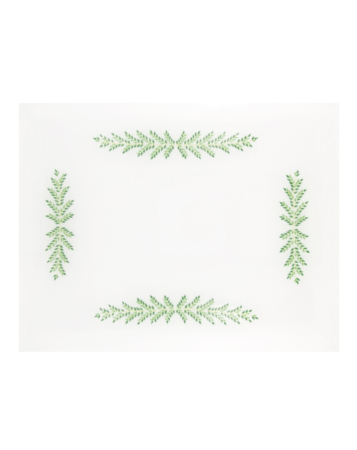 "Fougères Directoire" embroidered tray