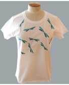 T-shirt classique brodé "Libellules" - Noël Paris